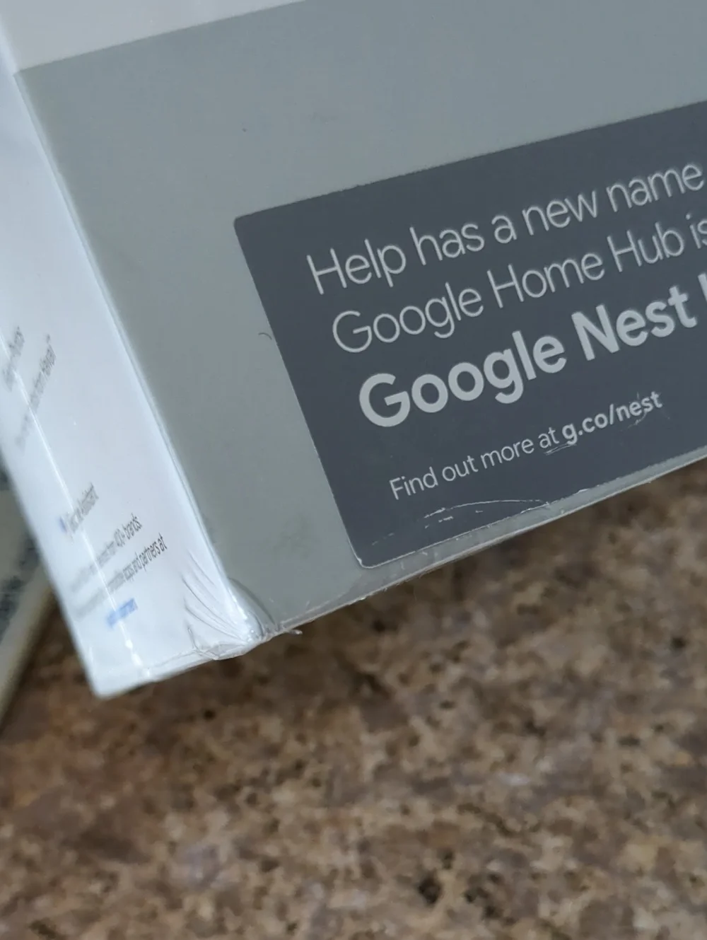 NIB Google Home Hub Smart Display 1st Gen Factory Sealed Model GA00515-US